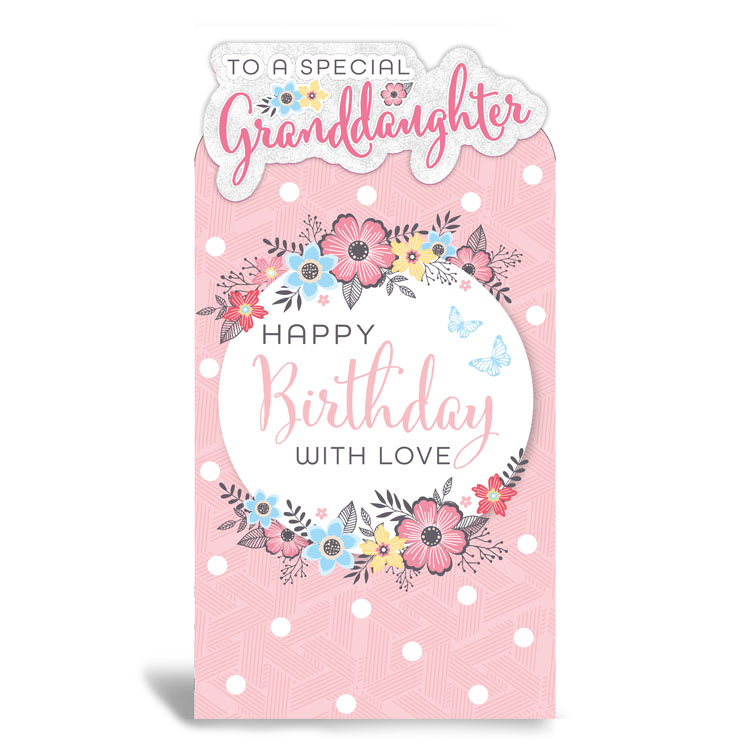 Prelude Platinum C55 Birthday Granddaughter 6pk