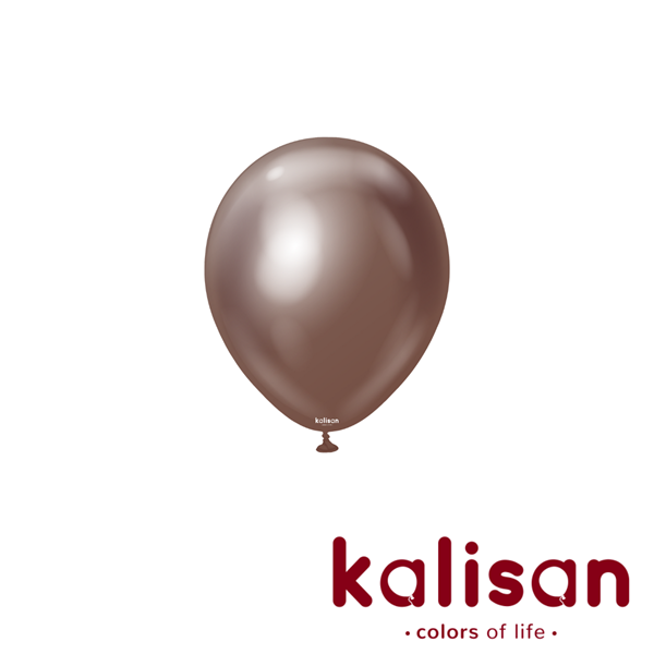 Kalisan Mirror Chocolate Brown 5" Latex 100pk
