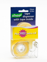 Ultratape Tape & Dispenser 19mm x 33m