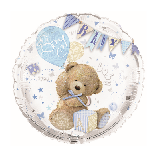 Simon Elvin Foil Balloon Baby Boy 18