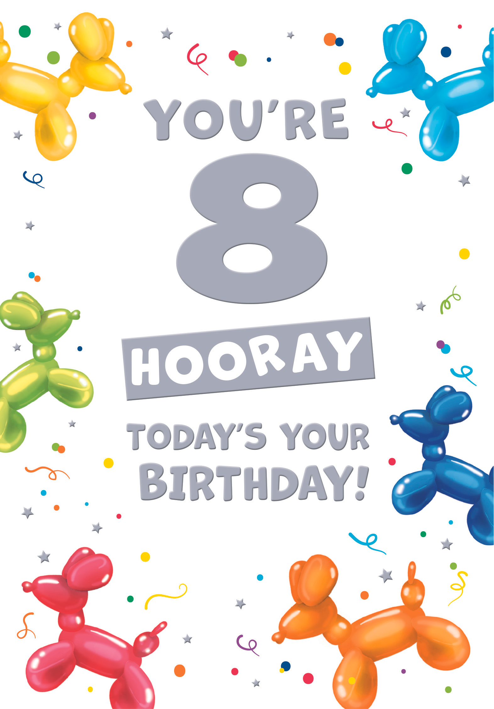 Poppyhill C50 Birthday Age 8 12pk