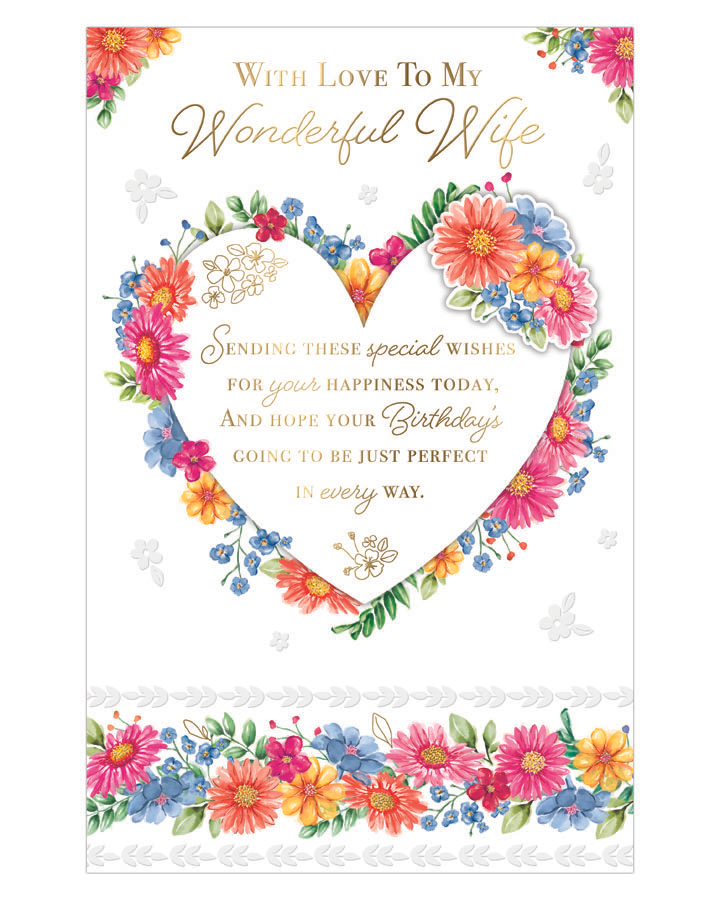 Prelude 6 Pack Cards C375 Birthday Wife