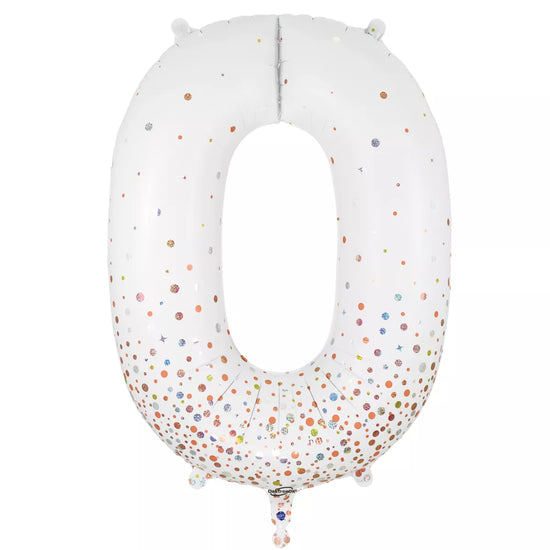Oaktree Foil Balloon Fizz Rose Gold 34" Numbers 0 - 9