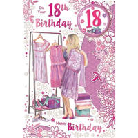 Xpress Yourself C75 Birthday Age 18 6pk