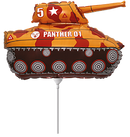 26" Brown Tank Foil Balloon