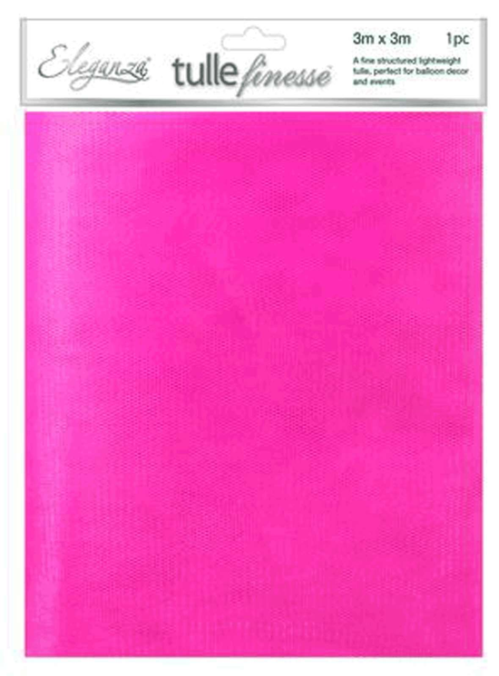 Eleganza Tulle Square Pink 3x3m