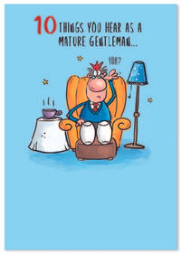 Simon Elvin C50 Birthday Humour Assorted 12x6pk