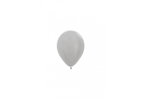 Sempertex 50 Pack Latex Balloons Pearl Silver 5