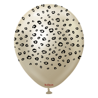 Kalisan Leopard Mirror White Gold 12" Latex 25pk