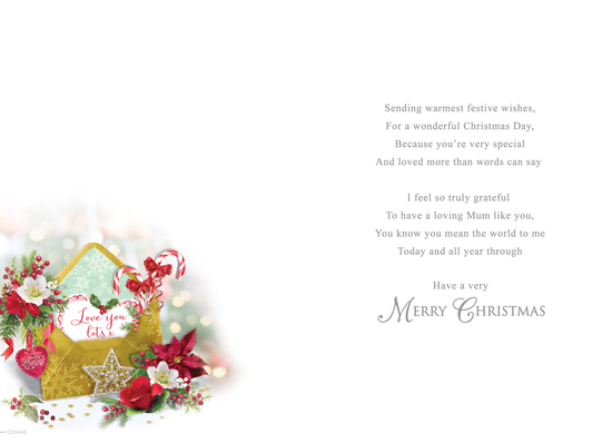 Regal 6 Pack C75 Cards Christmas Mum