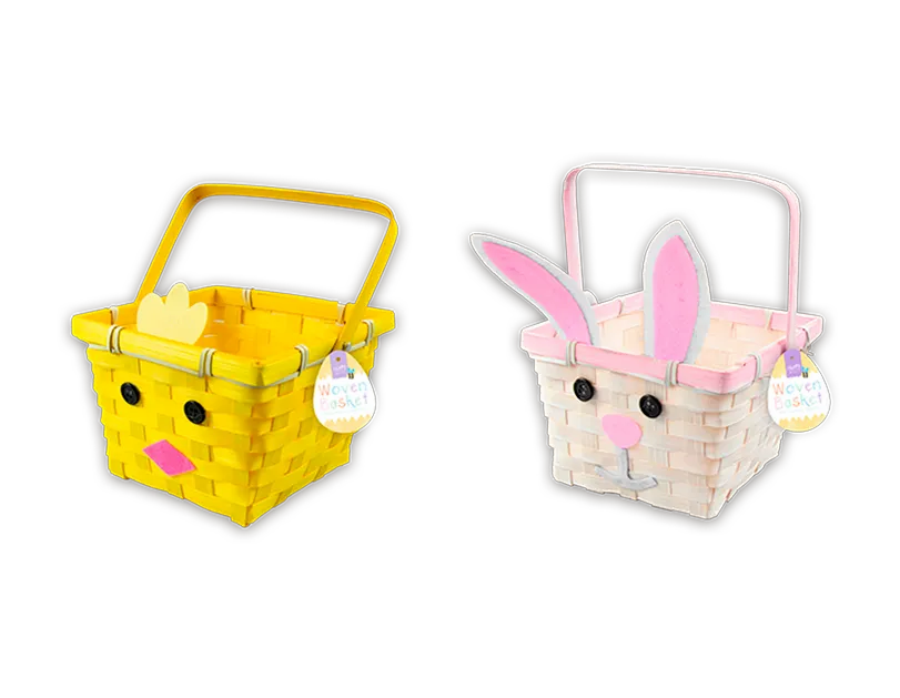 Gem Imports 18 Pack Basket Woven Easter Character