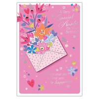 Prelude 6 Pack Cards C90 Birthday Auntie