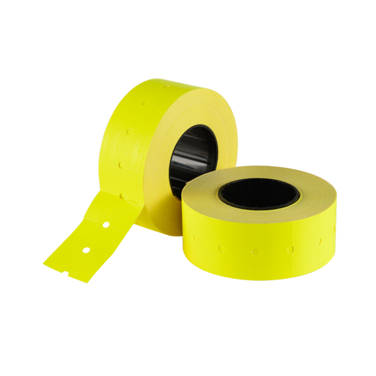 Lynx Removable Label Fluoro Yellow 21x12mm