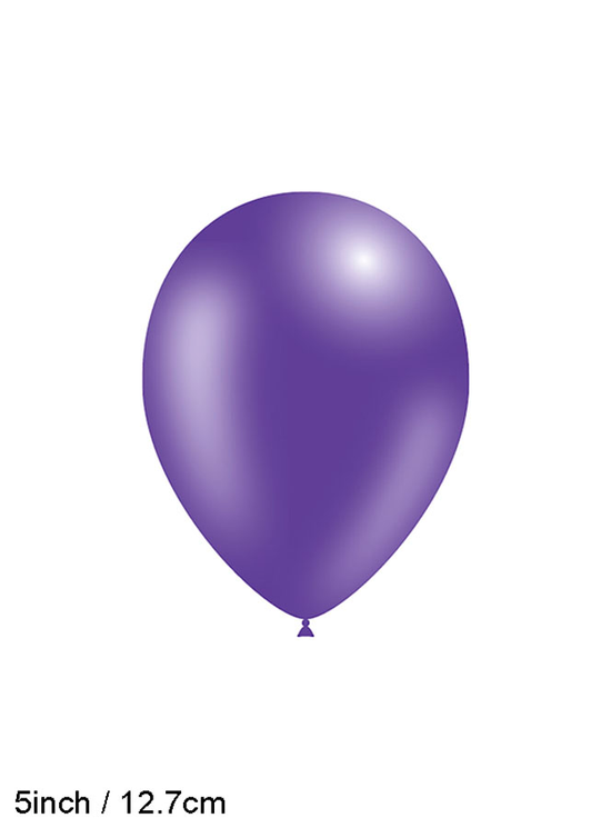Decotex Pro Metallic Purple 5" Latex 100pk