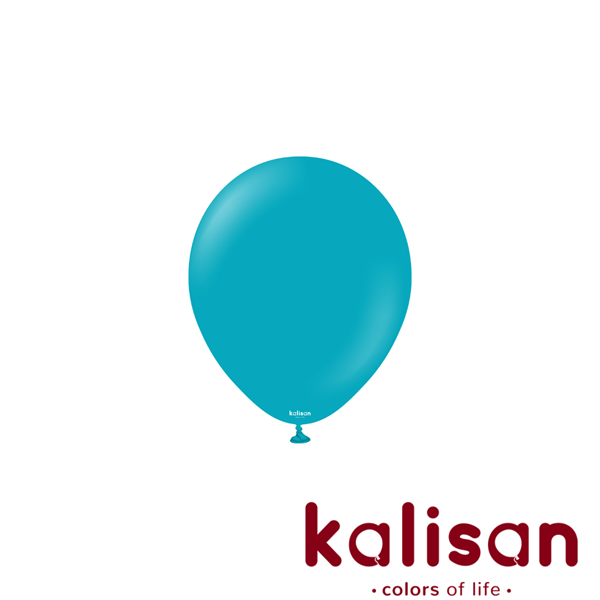 Kalisan Standard Turquoise 5" Latex Balloons 100pk
