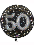 Amscan 50th Gold Celebration 36" Foil Balloon