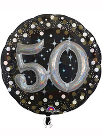 Amscan 50th Gold Celebration 36" Foil Balloon