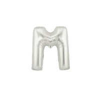 Oaktree Foil Balloon Silver 7" Letter M