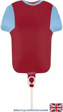 Oaktree Shirt Blue & Claret 11" Air Fill Foil
