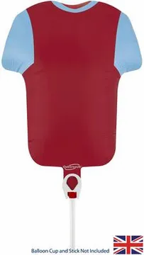 Oaktree Shirt Blue & Claret 11" Air Fill Foil