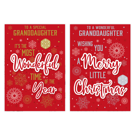 Poppyhill C50 Christmas Granddaughter 12pk