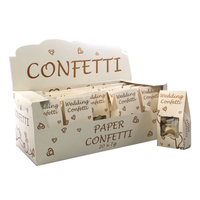 Gold and ivory confetti in a 10g pack, multiple sheets from APAC, suitable for celebration decorations.
