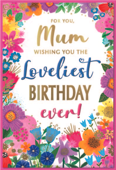 Simon Elvin 6 Pack Cards C50 Birthday Mum