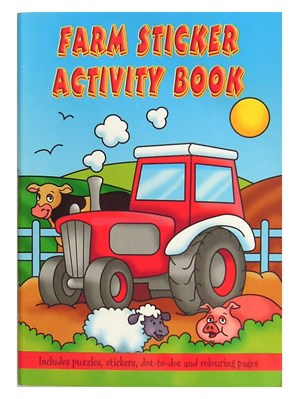 W.F. Graham Party Favour Mini Activity Book Farm