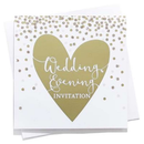 6pk C133SQ Invitations Wedding Evening
