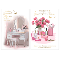 Poppyhill 12 Pack Cards C50 Birthday Mum