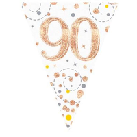 Oaktree Bunting Age 90 Fizz Rose Gold 3.9m