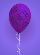 8pk Latex Balloons Welcome Home