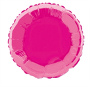 Unique Foil Balloon Hot Pink Round 18