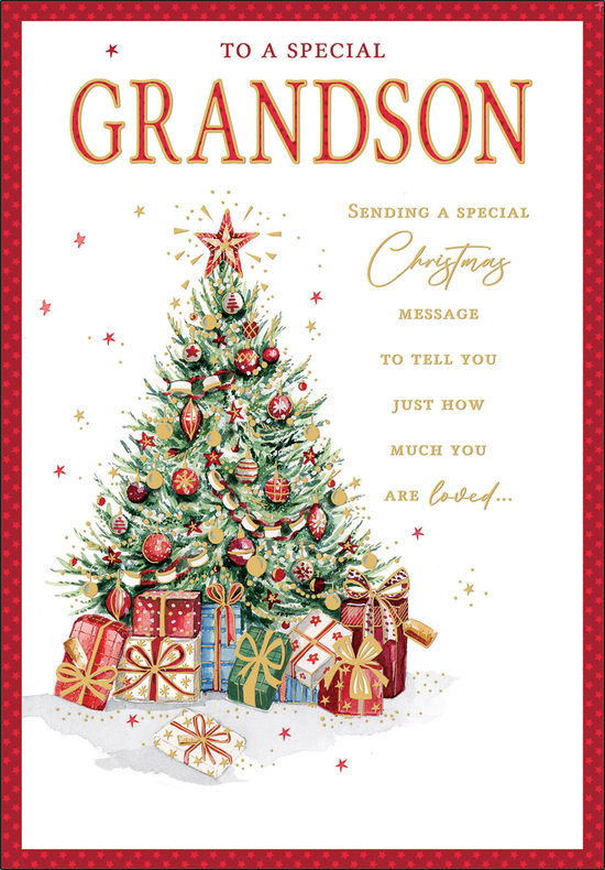 Regal 6 Pack C75 Cards Christmas Grandson