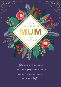 Regal 6 Pack C75 Cards Christmas Mum