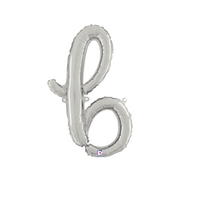 Grabo Foil Balloon Silver 14" Letter B