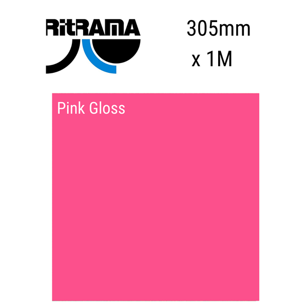 Ritrama Vinyl L Grade Gloss Pink 305mm x 5m