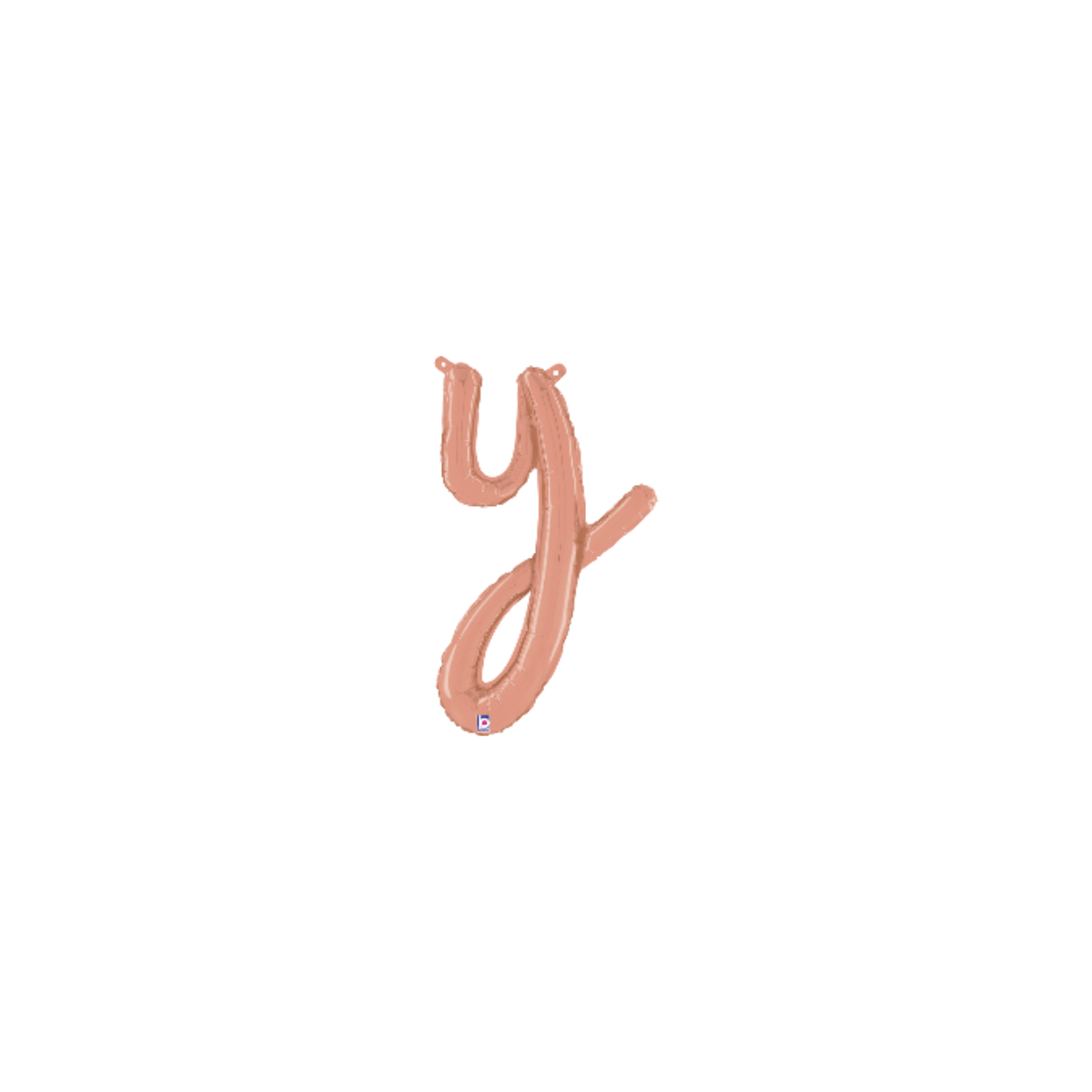 Grabo Foil Balloon Rose Gold 14" Letter Y