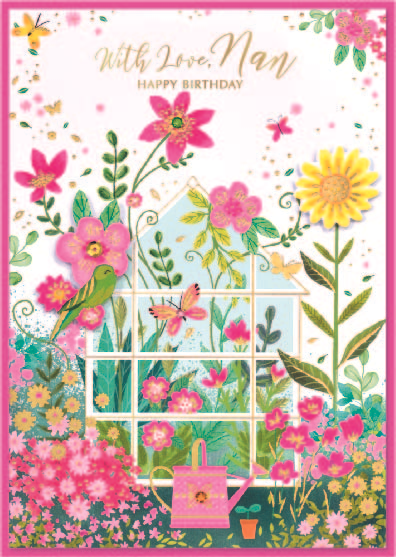 Isabel's Garden 6 Pack Cards C50 Birthday Nan