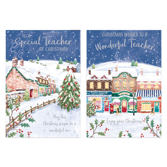 Poppyhill C50 Christmas Teacher 12pk