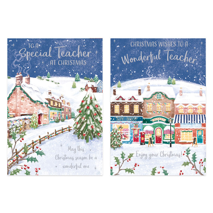 Poppyhill C50 Christmas Teacher 12pk