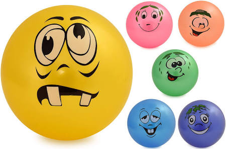 Kandy Toys 12 Pack Scented Smiley Ball 10
