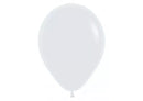 Sempertex 12-pack white latex balloons for decorating, 12-inch size, ideal for party decor and celebrations.