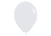 Sempertex 12-pack white latex balloons for decorating, 12-inch size, ideal for party decor and celebrations.