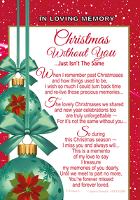 Xpress Yourself Memorial Christmas Without You 6pk
