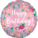 Anagram Birthday Peony 18" Foil Balloon