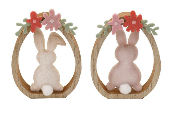 Bunny Decoration 11x15cm (Design May Vary)