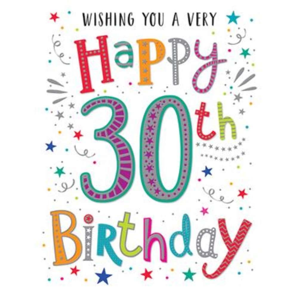 Regal 6 Pack Cards C50 Everyday Birthday Age 30