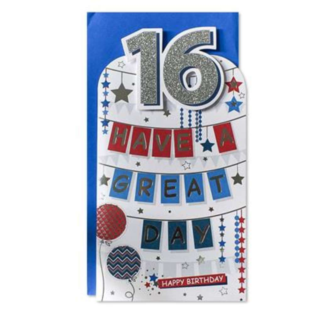 Prelude Platinum C55 Birthday Age 16 6pk