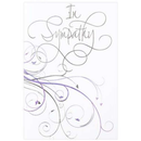 Simon Elvin 6 Pack Sympathy Cards featuring simple, heartfelt designs for expressing condolences and support.